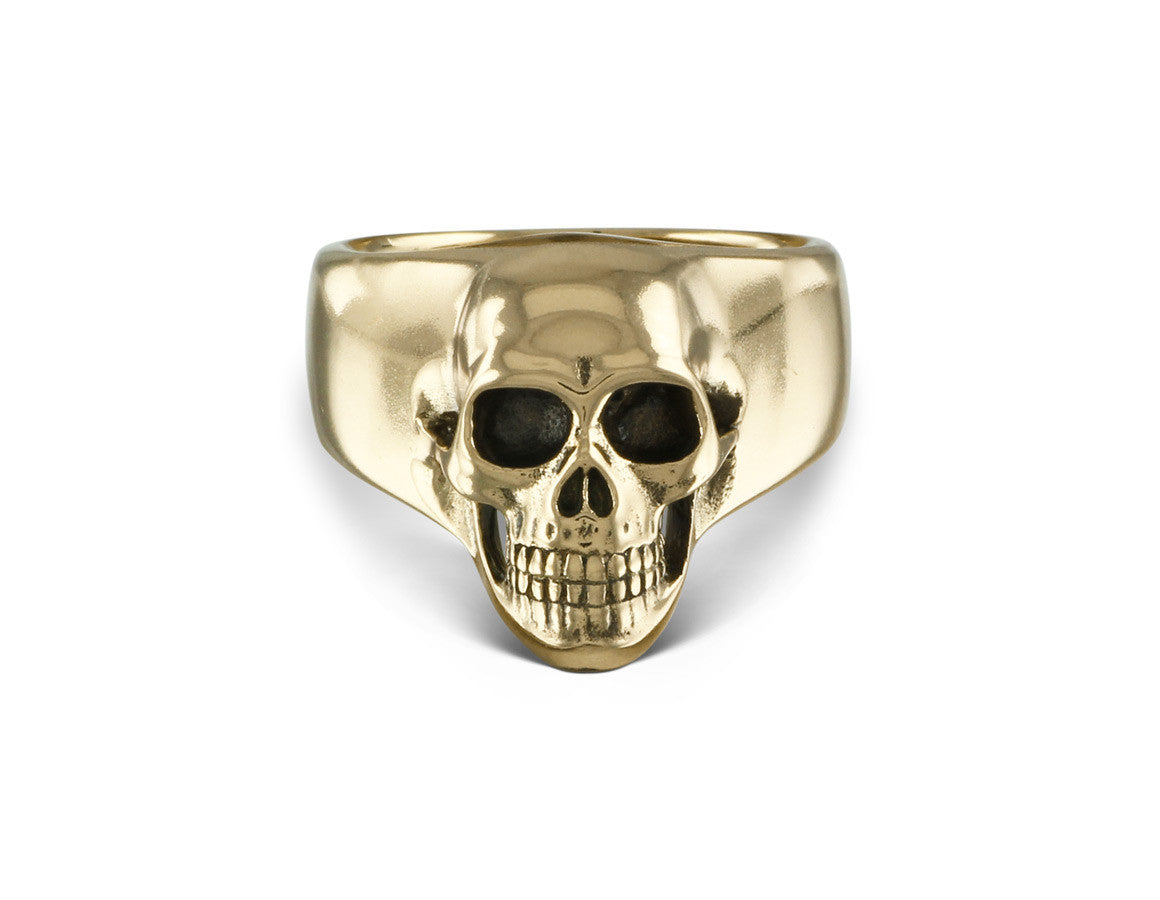 Day of the Dead Twin Skull Ring in Bronze by Lost Apostle